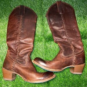 Brown Leather Women's Boots